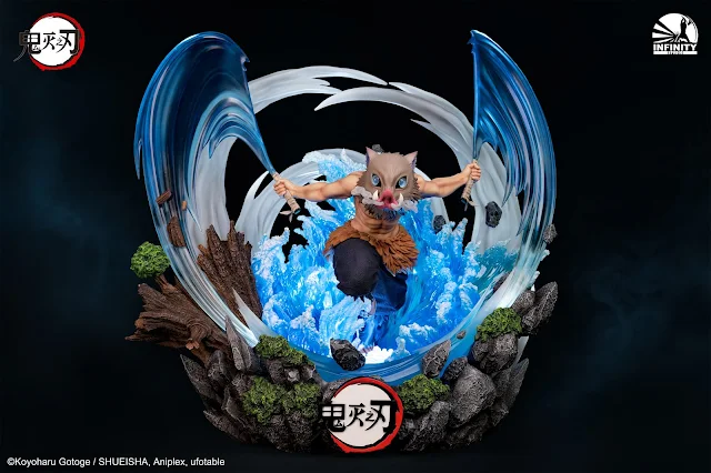 Kimetsu No Yaiba Infinity Studio Hashibira Inosuke 1/4 Licensed Resin Statue