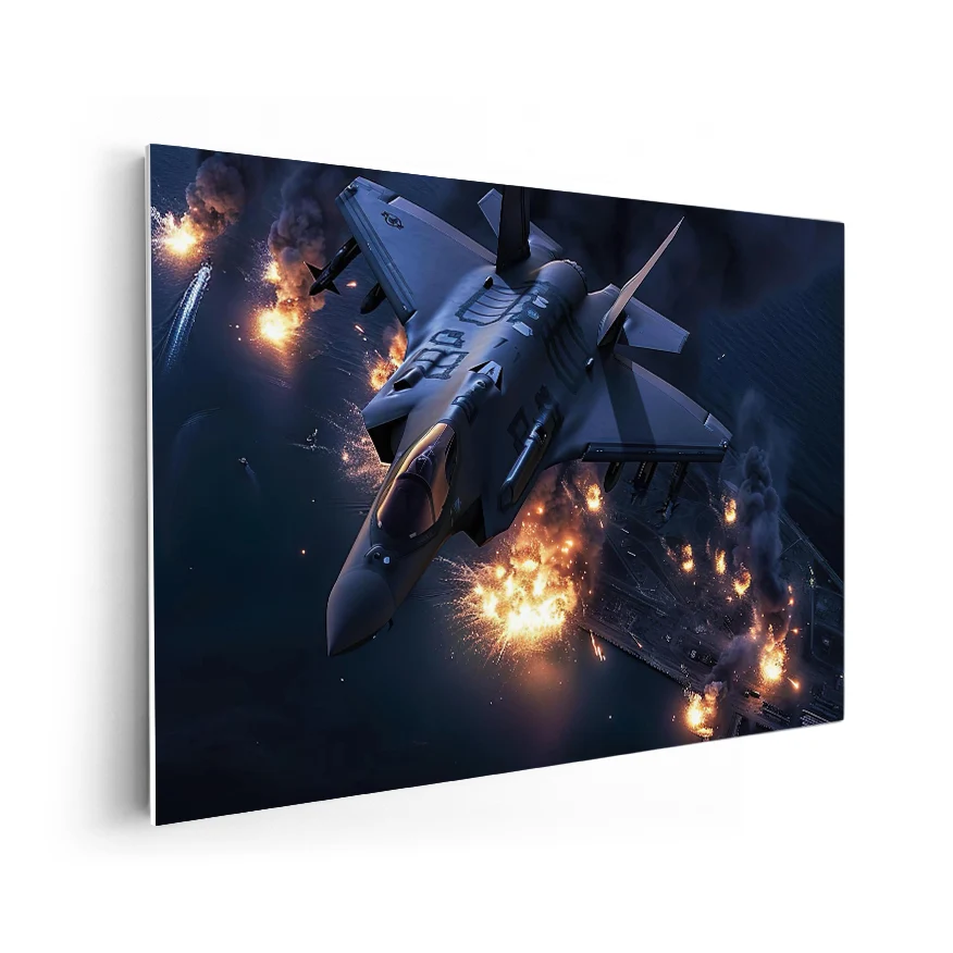 Jet Volando Combate Poster