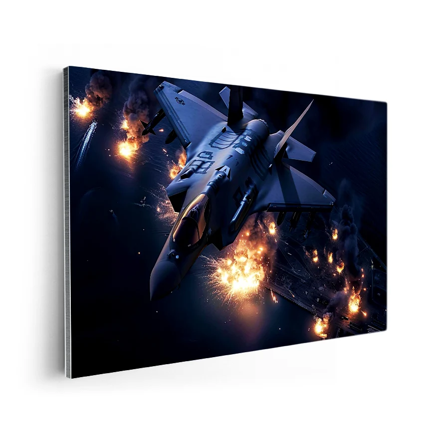 Jet Volando Combate Poster
