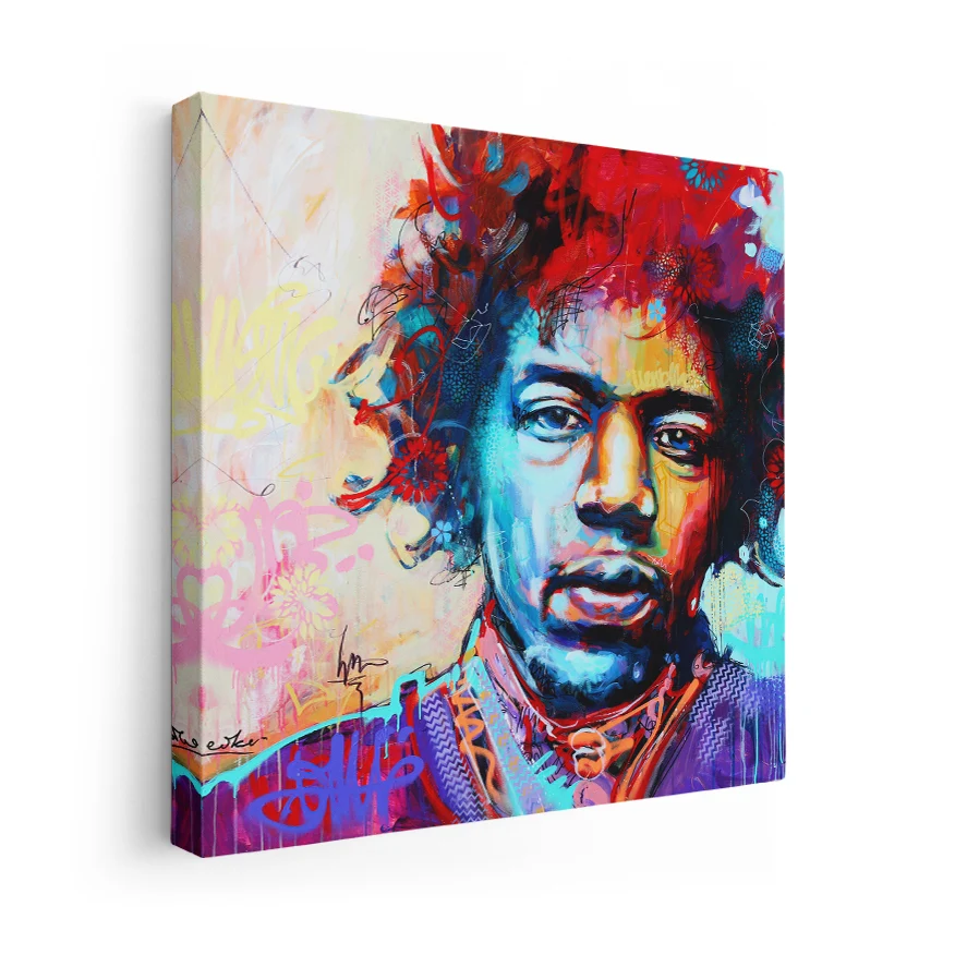 Jimi Hendrix Retrato Poster