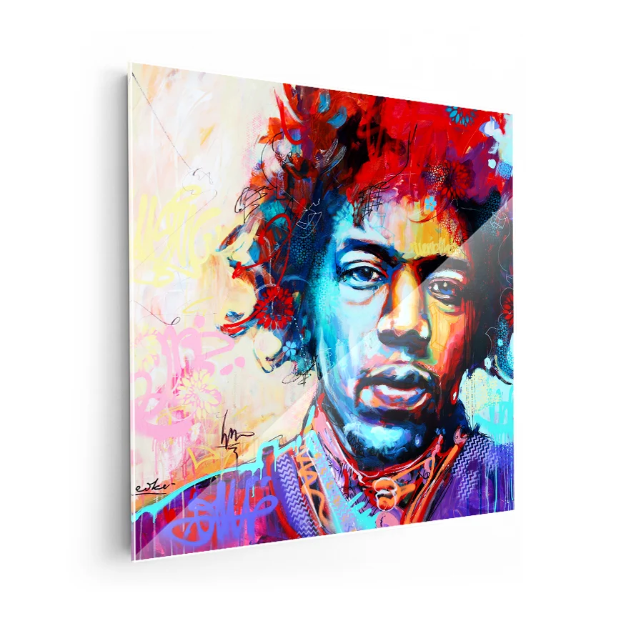 Jimi Hendrix Retrato Poster