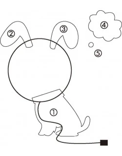 LUZ DE PARED DECORATIVA CUTE DOGGIE Jpintrade