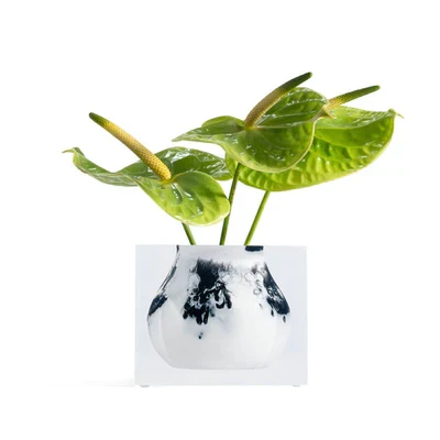 Mosco - Florero Bud Blanco Mármol JR William