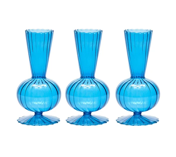 Tess Bud - Florero Azul Rey (Juego de 3) Kim Seybert