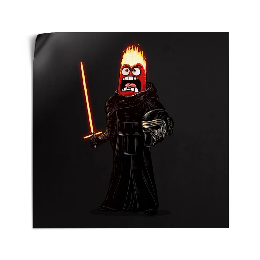 Kylo Ren Desenmascarado Poster