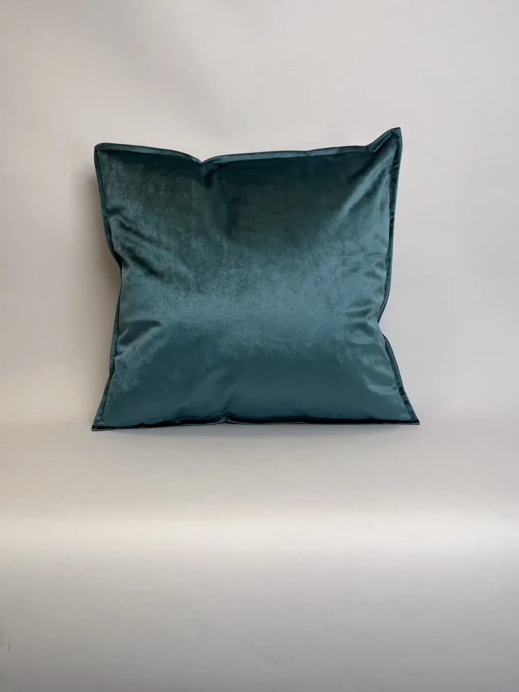 Funda Cojín Plush Teal La Batea deco