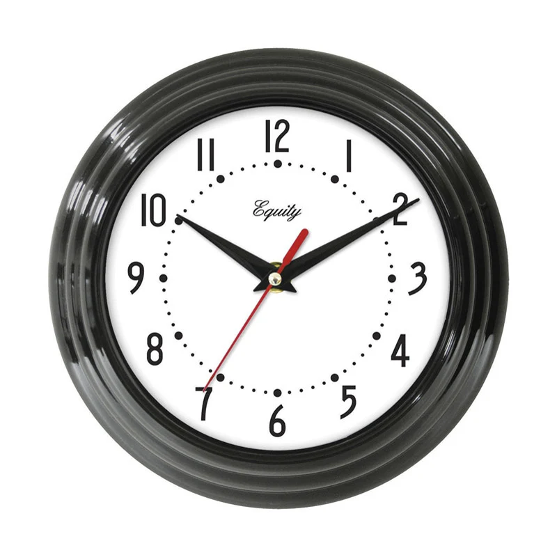 RELOJ DE PARED NEGRO 8" La Crosse Technology