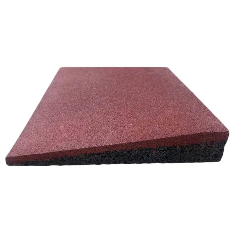 Loseta Caucho Con Bisel Lestare 500X250 Mm 40 Mm Roja