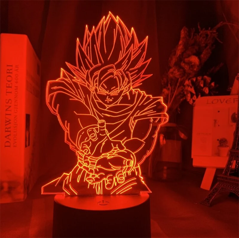 SON GOKU Lámpara LED efecto 3D de decoración. lilylight Store
