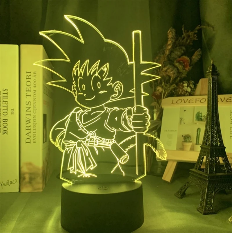 SON GOKU Lámpara LED efecto 3D de decoración. lilylight Store