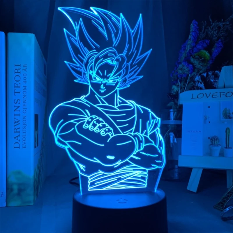 SON GOKU Lámpara LED efecto 3D de decoración. lilylight Store