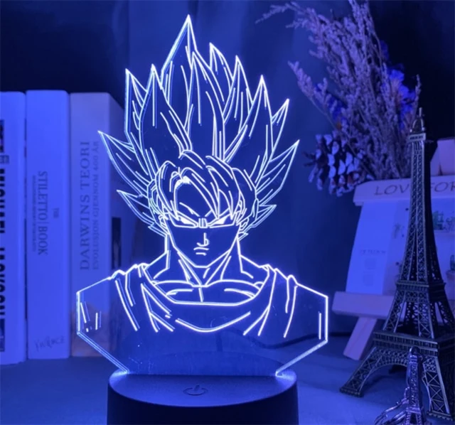 SON GOKU Lámpara LED efecto 3D de decoración. lilylight Store