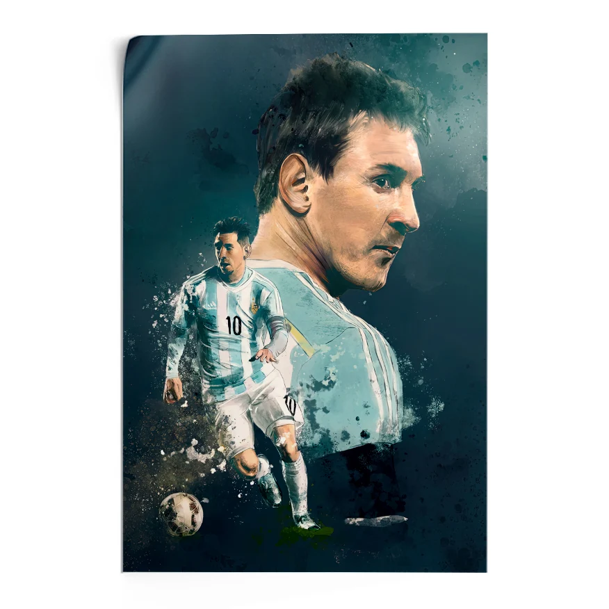 Lionel Messi Argentina 10 Poster