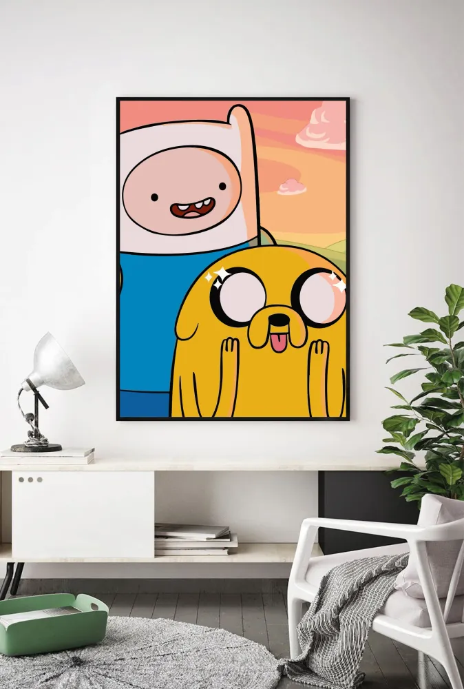 Lámina Finn y Jake Estucado