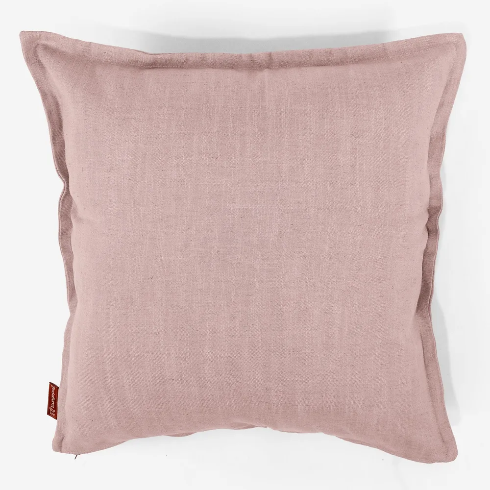 Fundas de Cojín Extra Grande 70 x 70cm - Aspecto de Lino Rosa Rosa Lounge Pug
