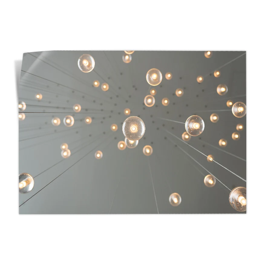 Luces Colgantes Poster