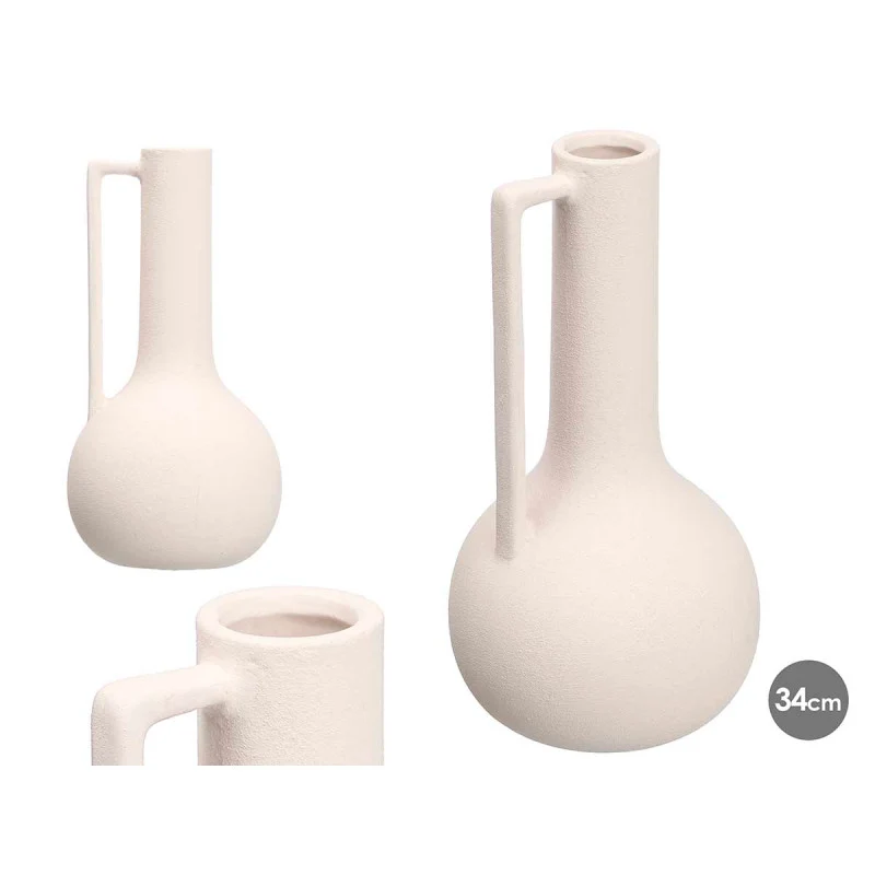 Jarrón Tinaja 34cm Blanco M5-02-A