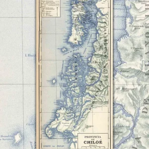 Mapa de Chiloé en 1903 - Lámina MAPPIN