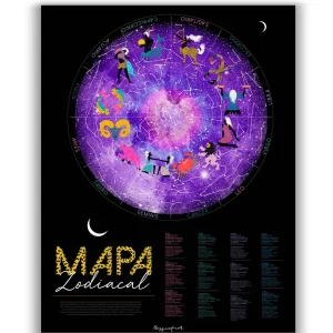 Mapa del Zodiaco - Lámina MAPPIN