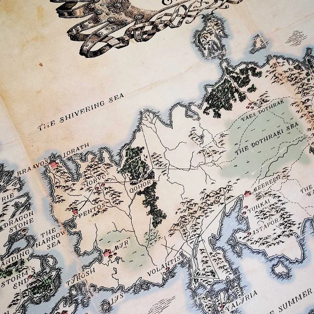 Mapa de Game Thrones - Lámina MAPPIN