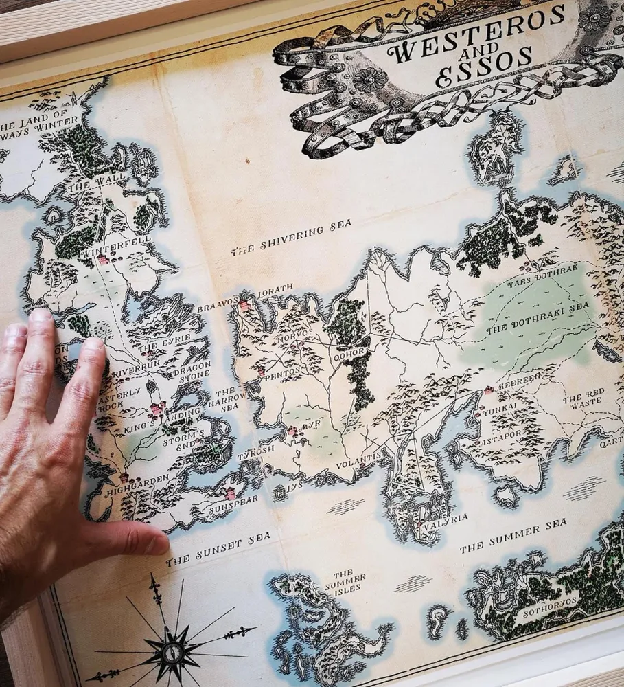 Mapa de Game Thrones - Lámina MAPPIN