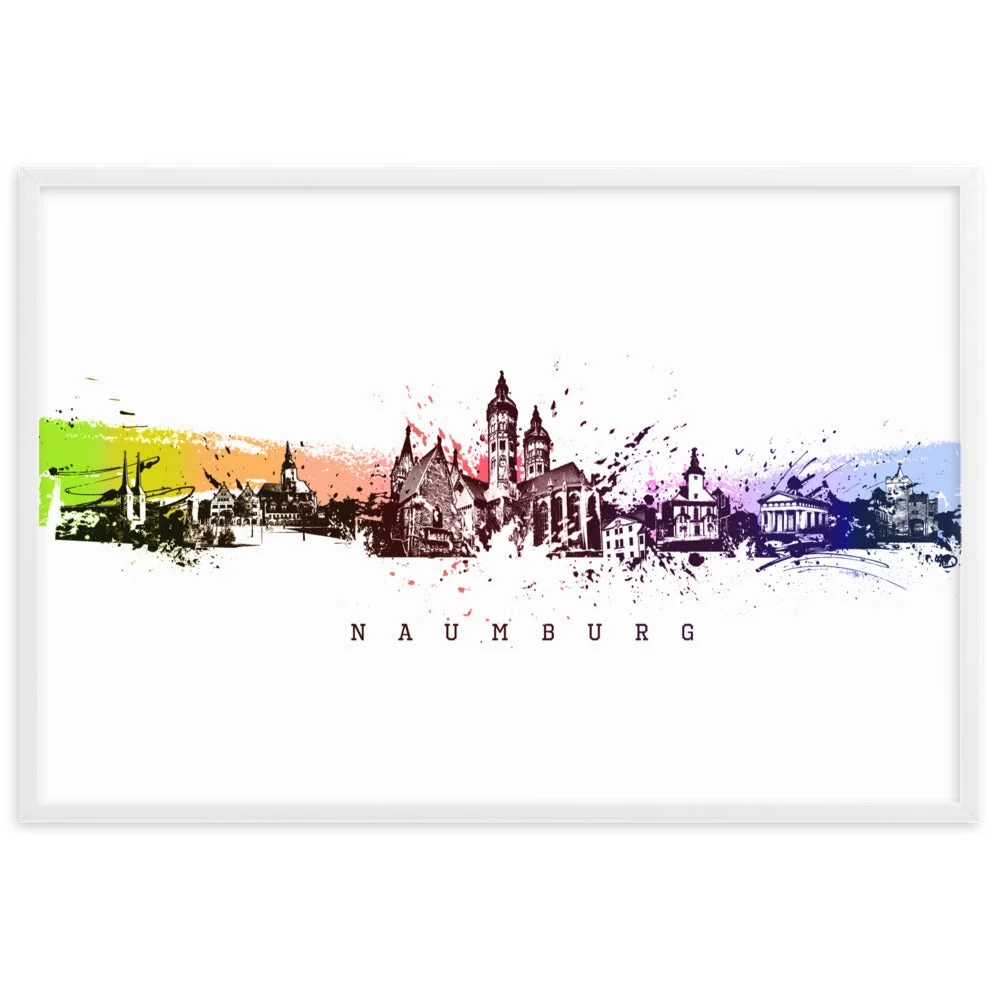 Póster - Skyline de Naumburg Marko Kurth