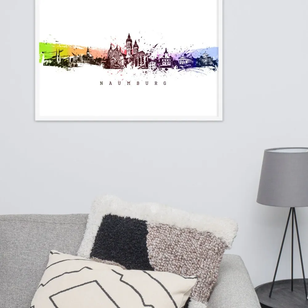Póster - Skyline de Naumburg Marko Kurth