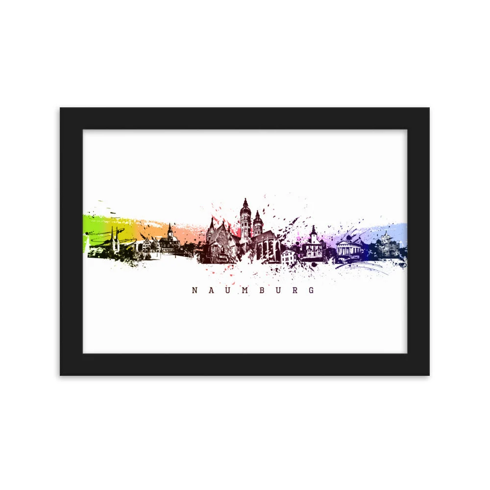 Póster - Skyline de Naumburg Marko Kurth
