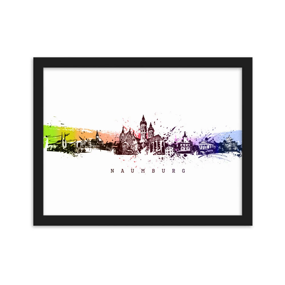 Póster - Skyline de Naumburg Marko Kurth