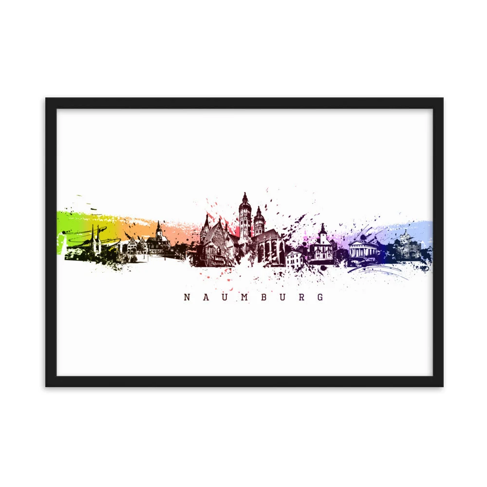 Póster - Skyline de Naumburg Marko Kurth