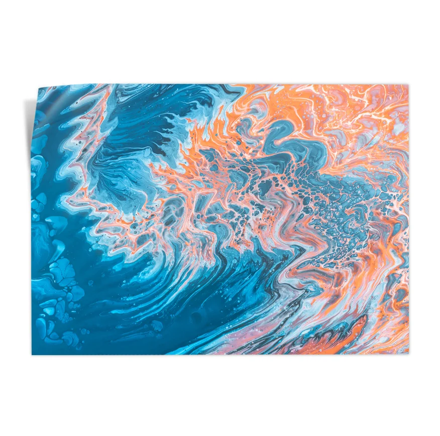 Marmoléo Azul Poster
