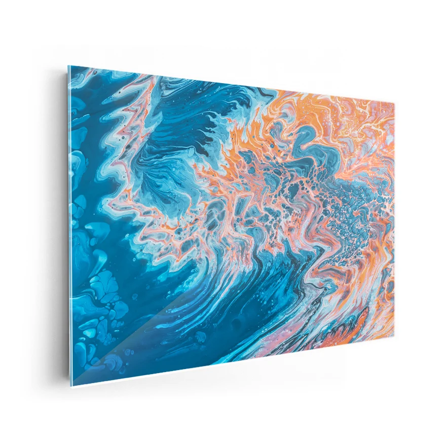 Marmoléo Azul Poster