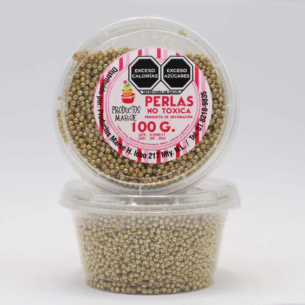 PERLA DIAMANTADA MINI ORO 100 GR MARSE PDOMI001