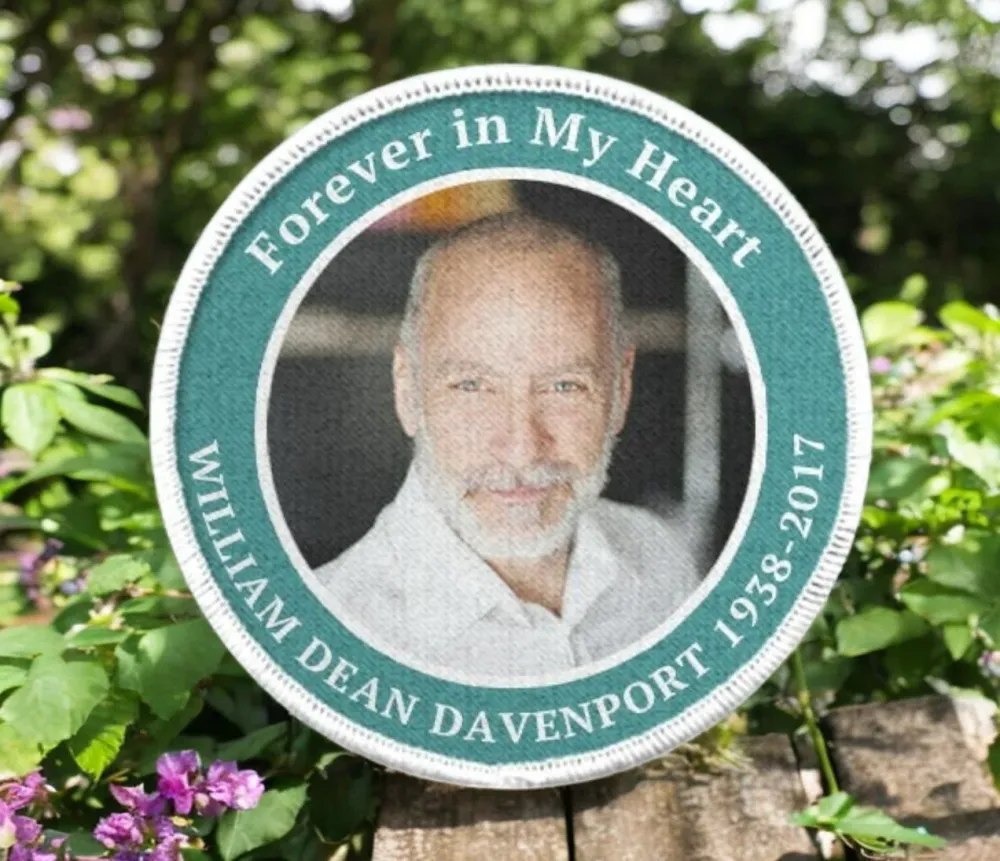 Foto cameo en memoria de Patch Memorial Keepsakes