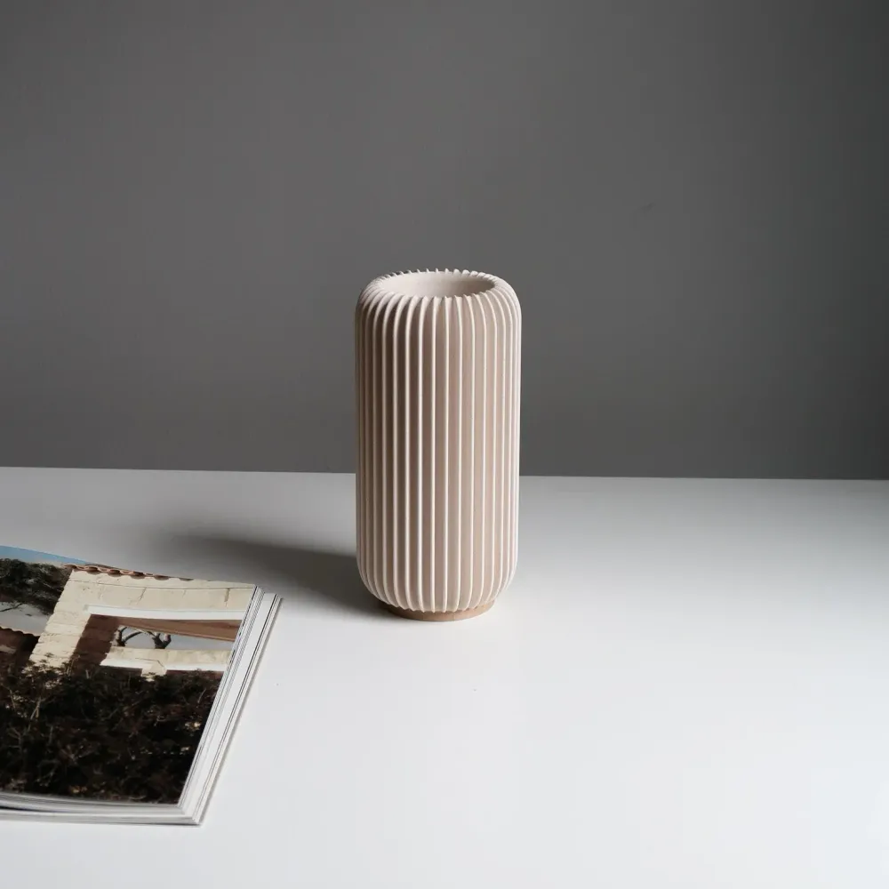 JARRÓN VORENA BLANCO L / MENDELEK STUDIO