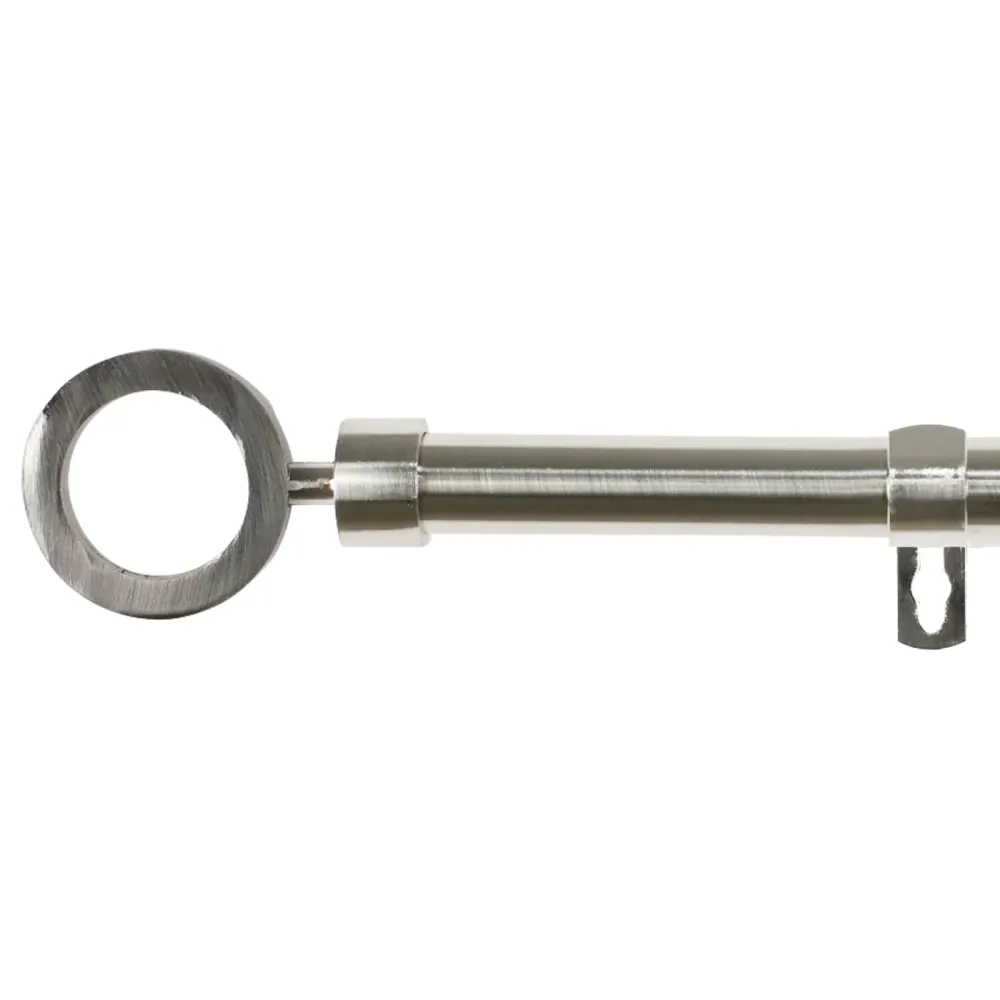 Barra De Cortinas Universal Extensible Acero Aro. Plata MERCURY HOME