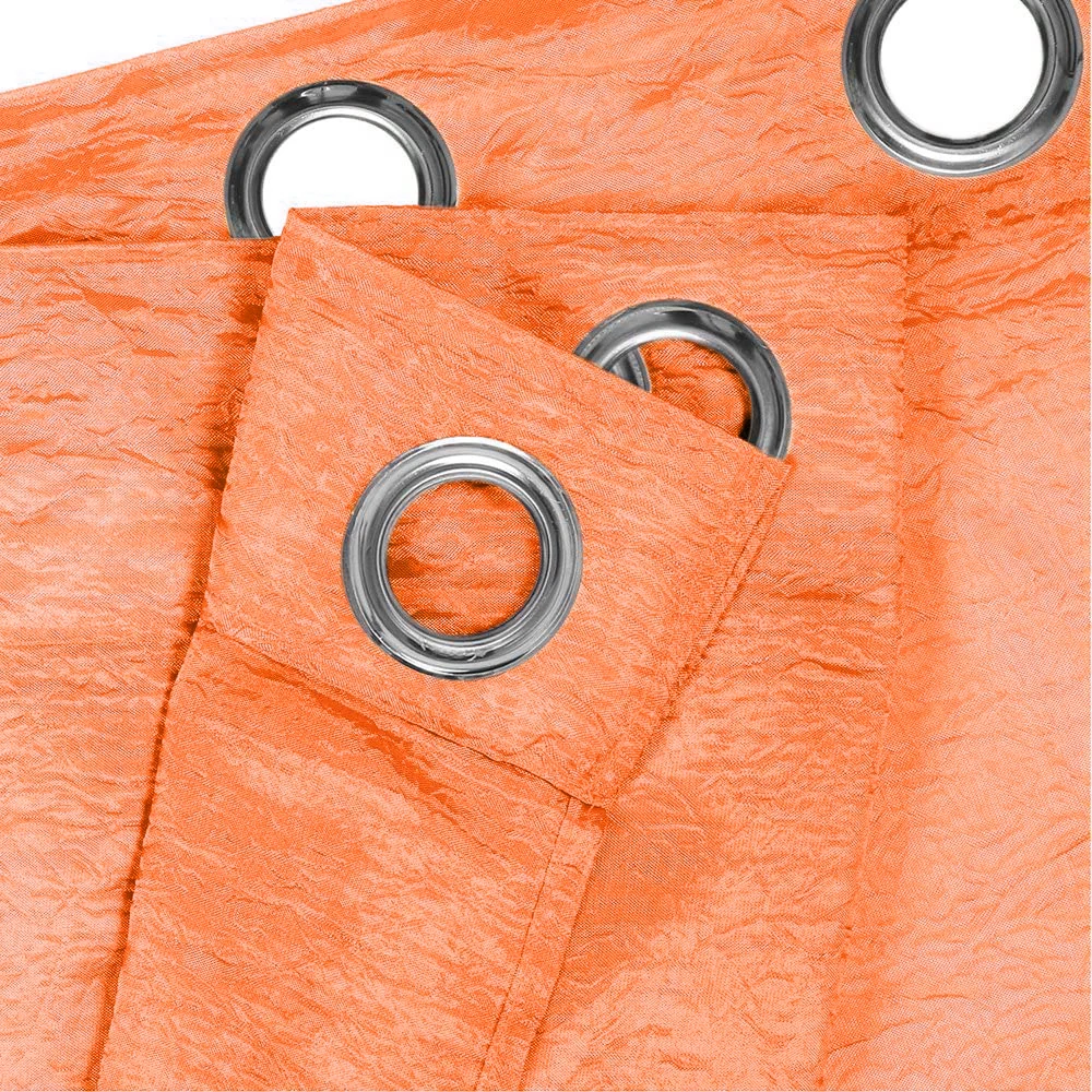 Cortinas modernas translucidas - Naranja MERCURY HOME