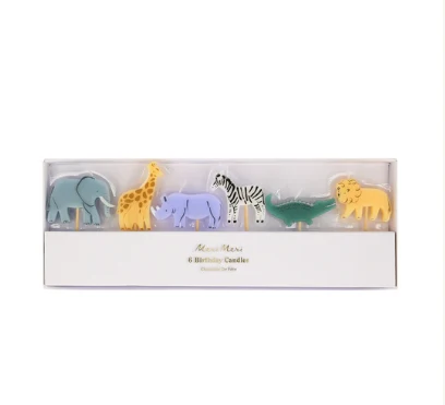Velas de animales de la jungla MeriMeri