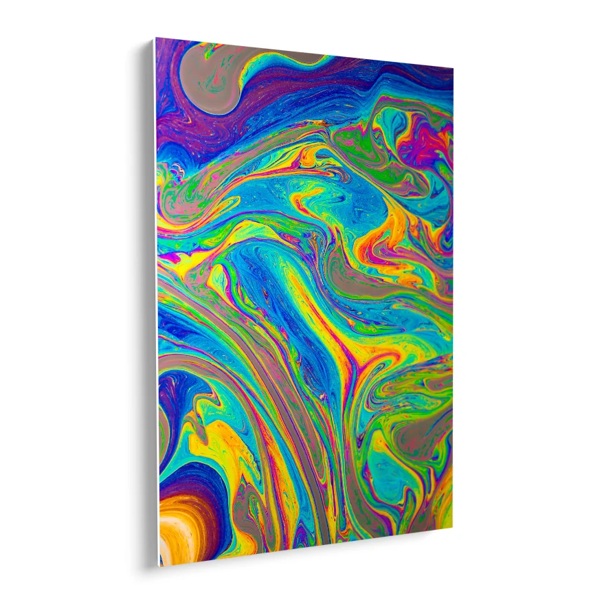 Mezcla de Colores Acrílicos Poster
