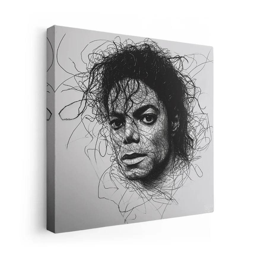 Michael Jackson Líneas Poster