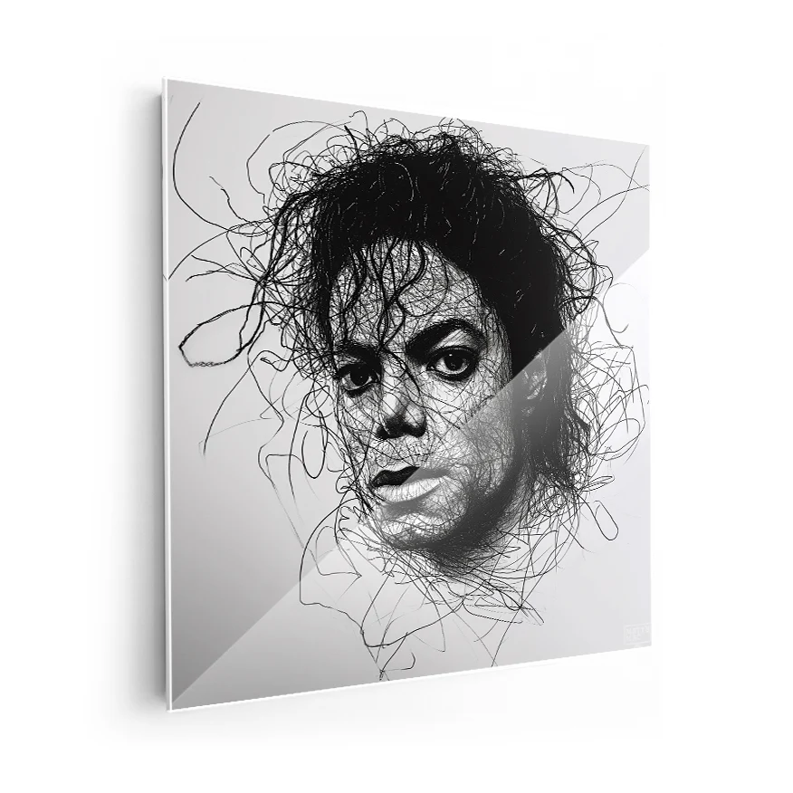 Michael Jackson Líneas Poster