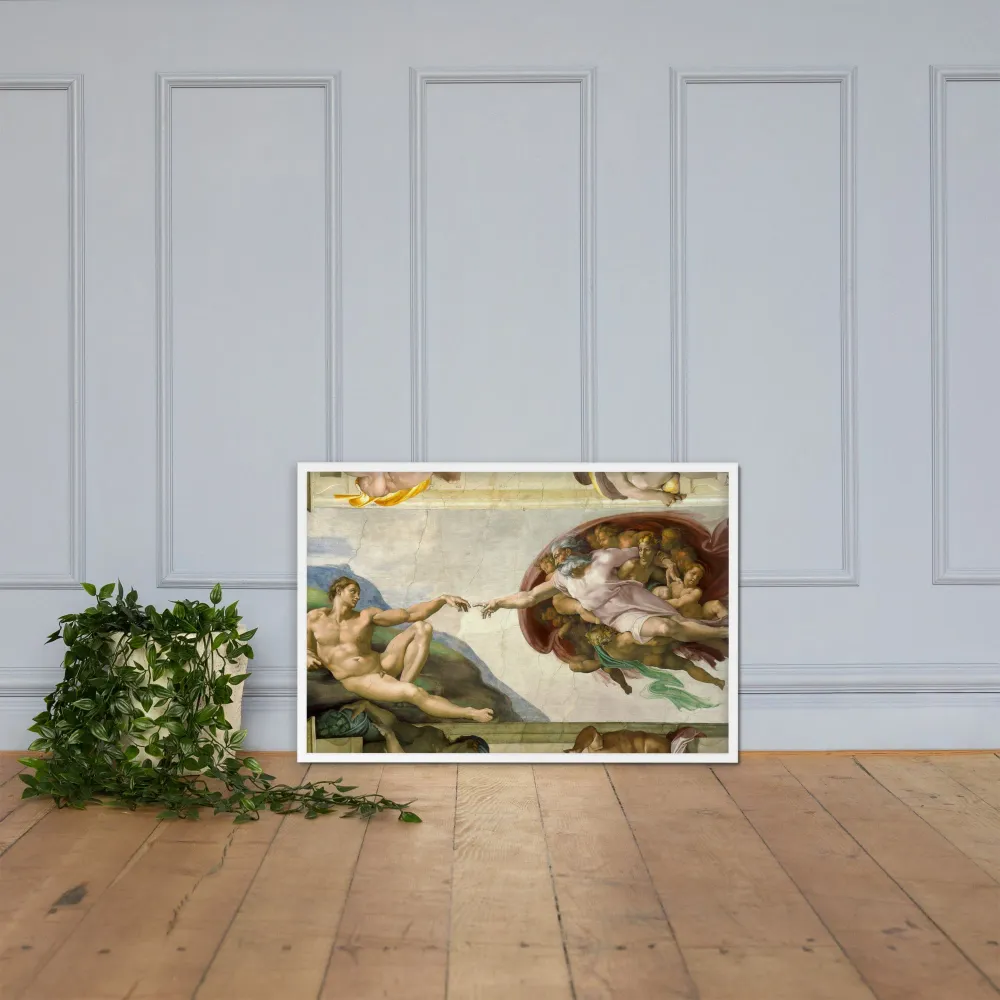 Miguel Ángel, Creación de Adán - Póster Michelangelo