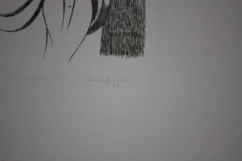 MIGNECO Giuseppe, Aguafuerte original firmado, 1972