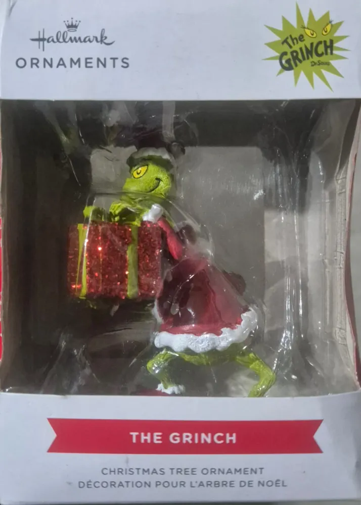 Grinch Christmas Tree Ornament Mini Rose CR