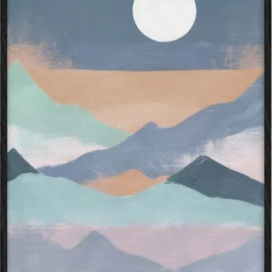 Pale Horizons Minimal Brushstokes