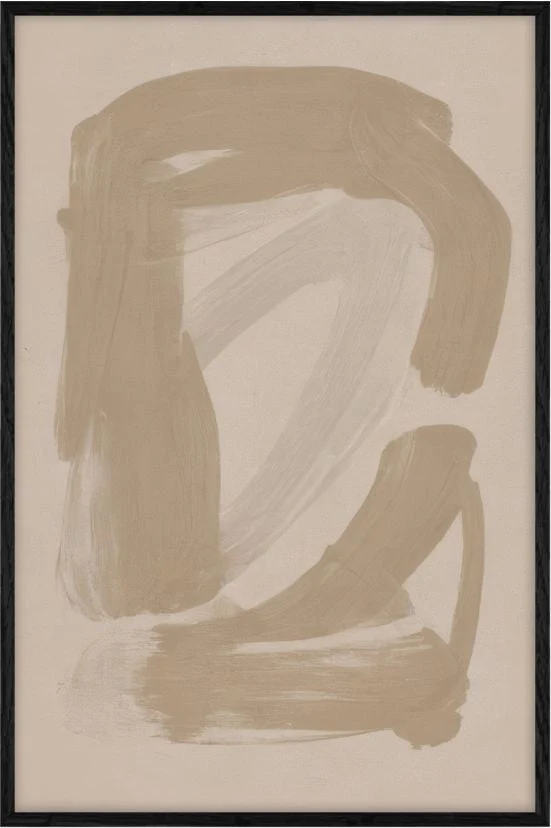 Whispers Sand Minimal Brushstokes