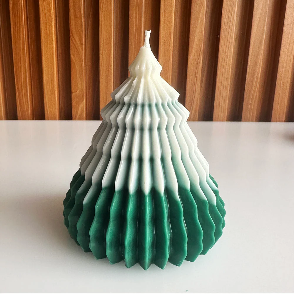 Vela navideñ árbol verde Mobol Store