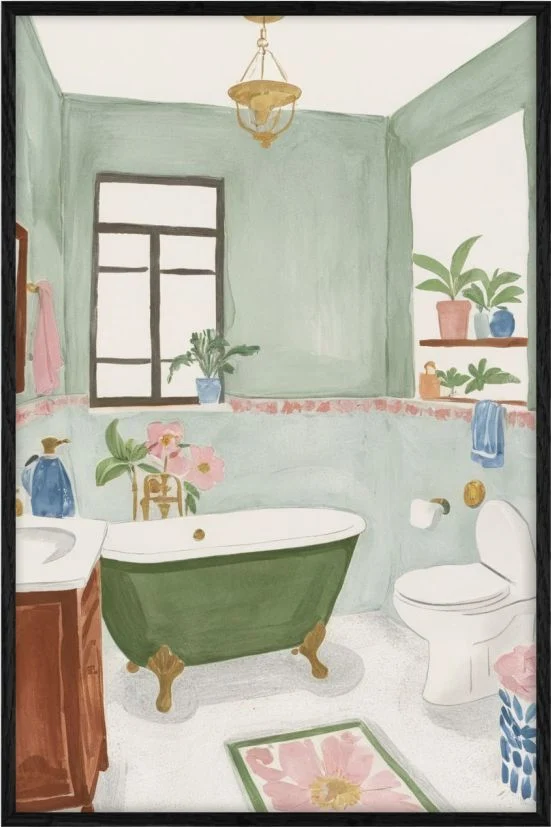 Bath Tranquility Modern Whimsy