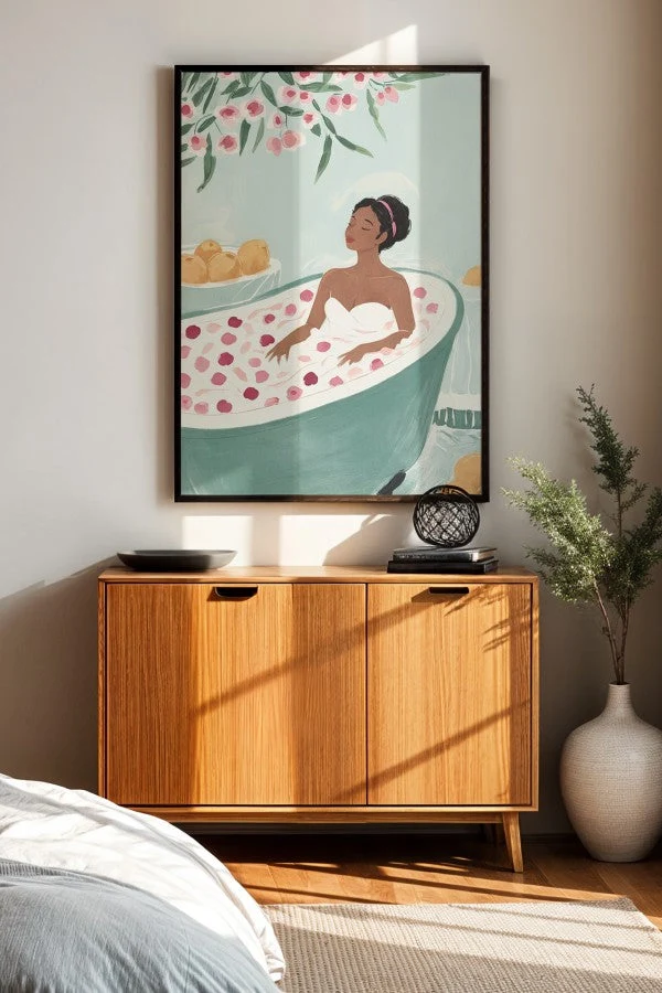 Bathtime Serenity Modern Whimsy