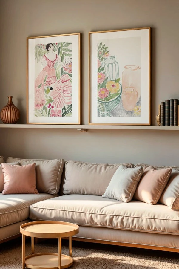 Graceful Petals Modern Whimsy